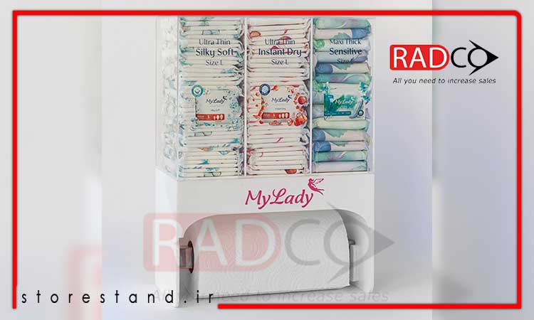 استندفروشگاهی پد بهداشتی