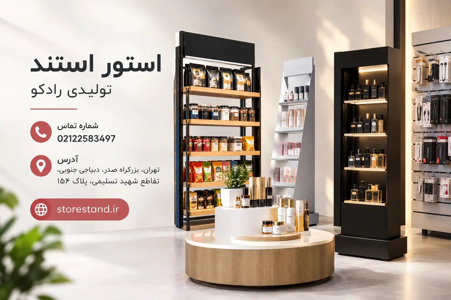 قیمت استند فروشگاهی چقدر است؟ بررسی عوامل مؤثر بر هزینه ساخت