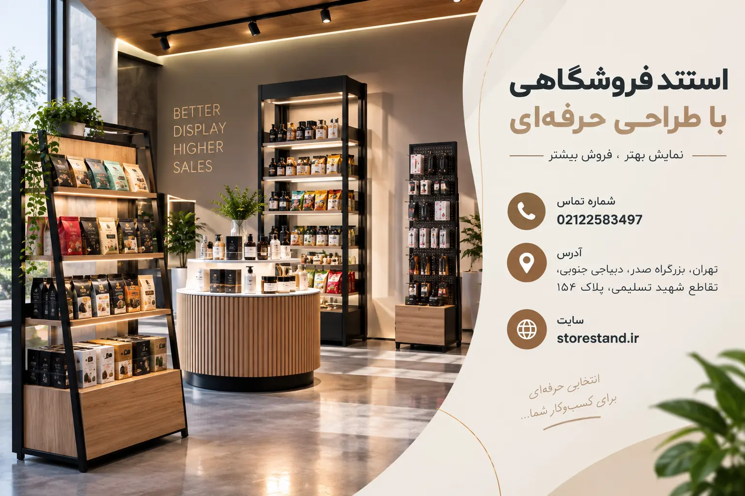 قیمت استند فروشگاهی