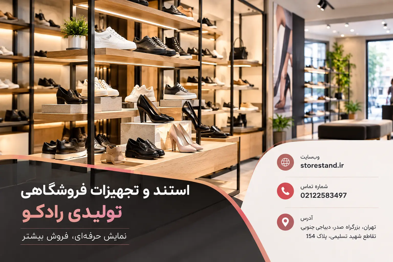استند کفش فروشگاهی، نکات مهم طراحی و چیدمان استند کفش استند کفش فروشگاهی، نکات مهم طراحی و چیدمان استند کفش