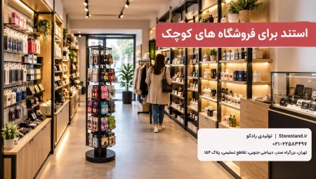 بهترین استند برای فروشگاه های کوچک، چگونه از فضای محدود استفاده کنیم؟