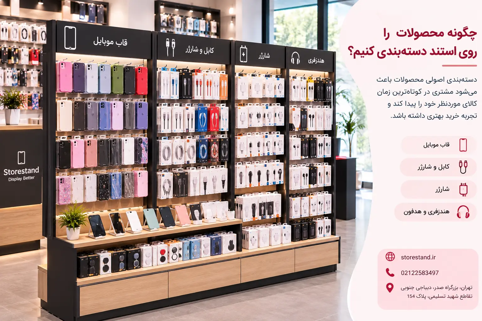 استند موبایل و لوازم جانبی