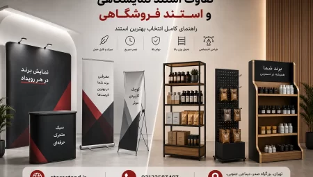استند نمایشگاهی یا استند فروشگاهی؟ تفاوتها و کاربرد هرکدام استند نمایشگاهی یا استند فروشگاهی؟ تفاوتها و کاربرد هرکدام