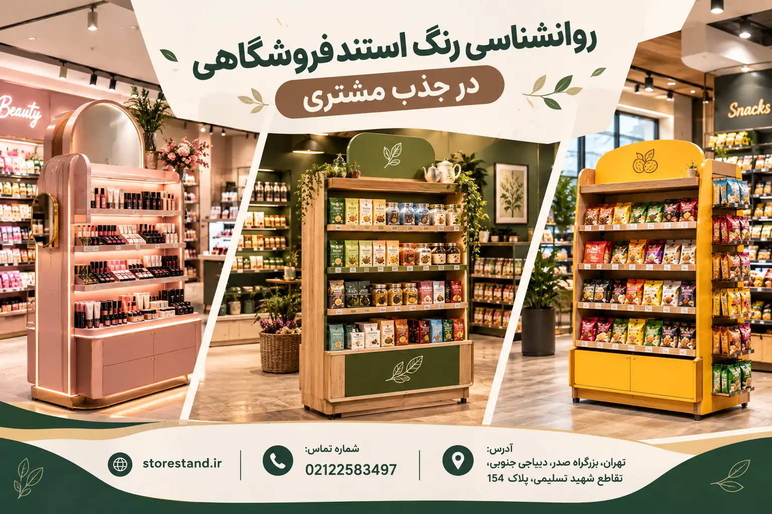 رنگ استند فروشگاهی