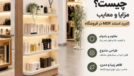 استند MDF چیست؟ مزایا و معایب . کاربرد استندد MDF در فروشگاه