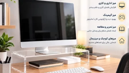 استند مانیتور پلکسی برای چه میزهایی مناسب است؟