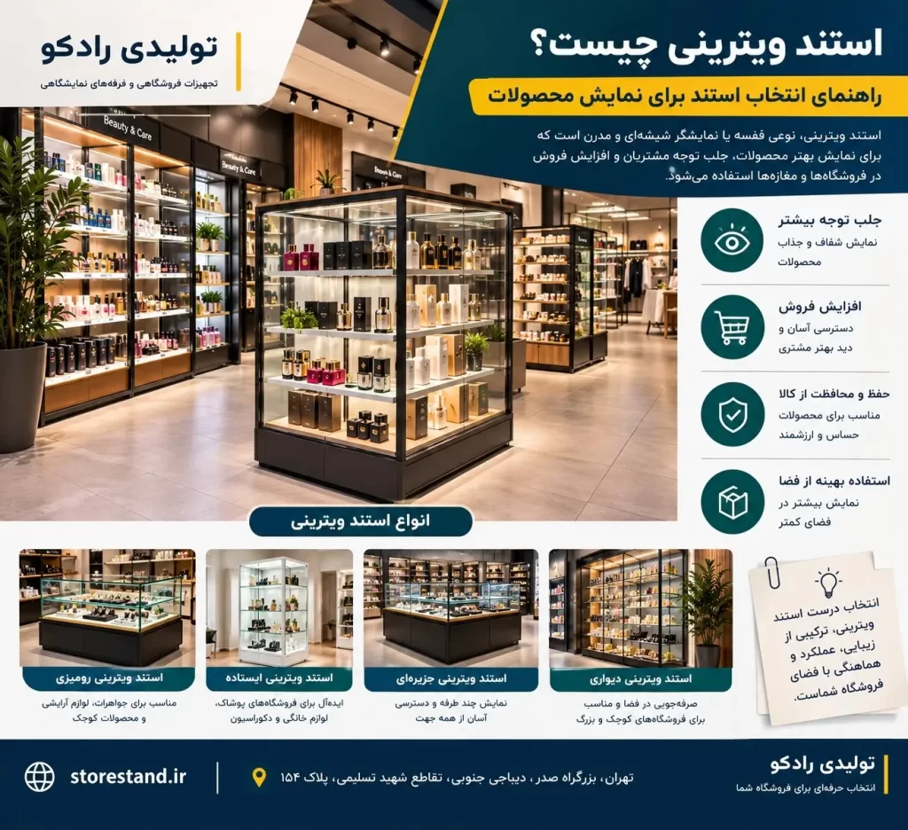 استند ویترینی
